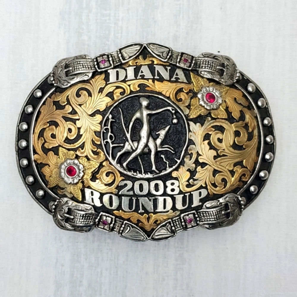 Buckle - The Diana Foundation 2008 Roundup Buckle - Bob Berg Design